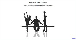 Desktop Screenshot of footstepsdancestudio.com